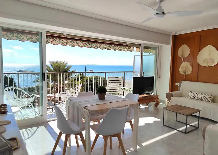Apartamento Santa Pola Primera Linea De Playa
