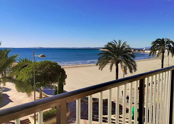 Apartamento Santa Pola Primera Linea De Playa